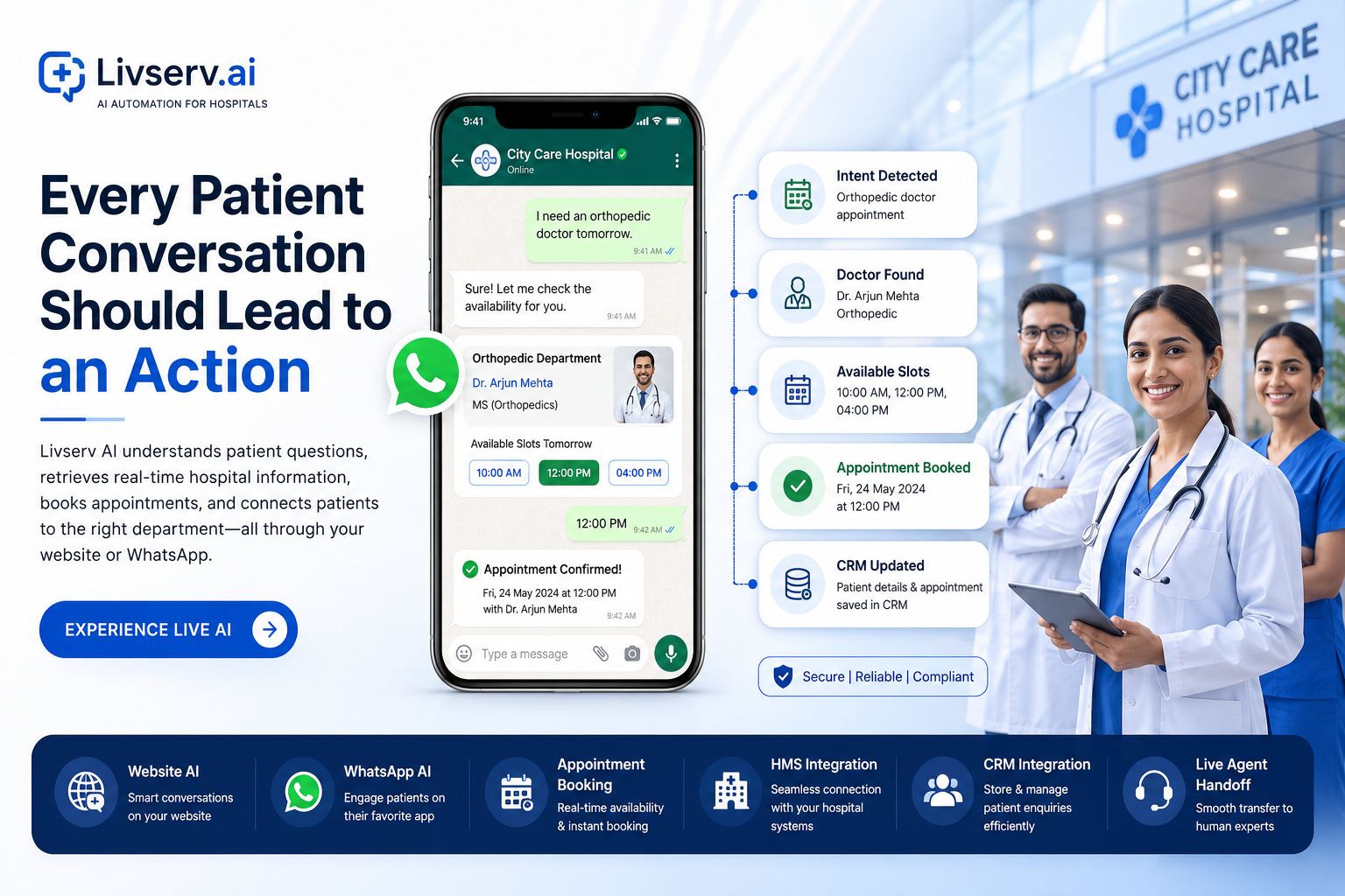Hospital WhatsApp AI Automation: How AI is Transforming Patient Communication Without Replacing Your Hospital Staff