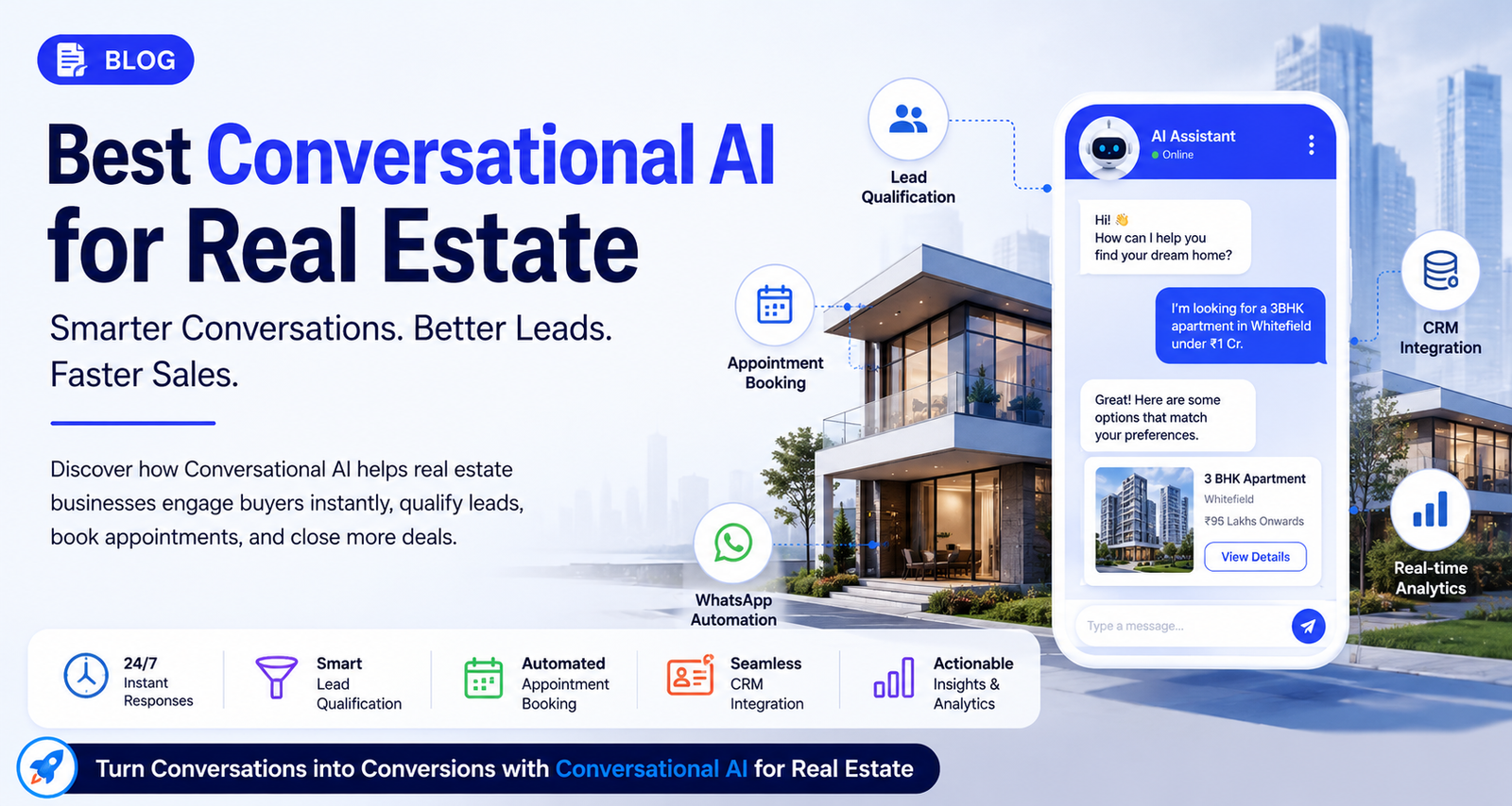 Best Conversational AI for Real Estate: The Complete Guide to Smarter Lead Engagement, Faster Sales, and Better Customer Experience
